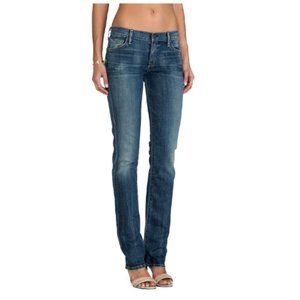 Citizens of Humanity Women's AVA Dark Wash Straight Leg Jeans